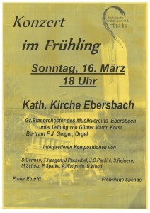 Plakat Kirchenkonzert