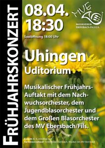 Plakat Frühjahrskonzert